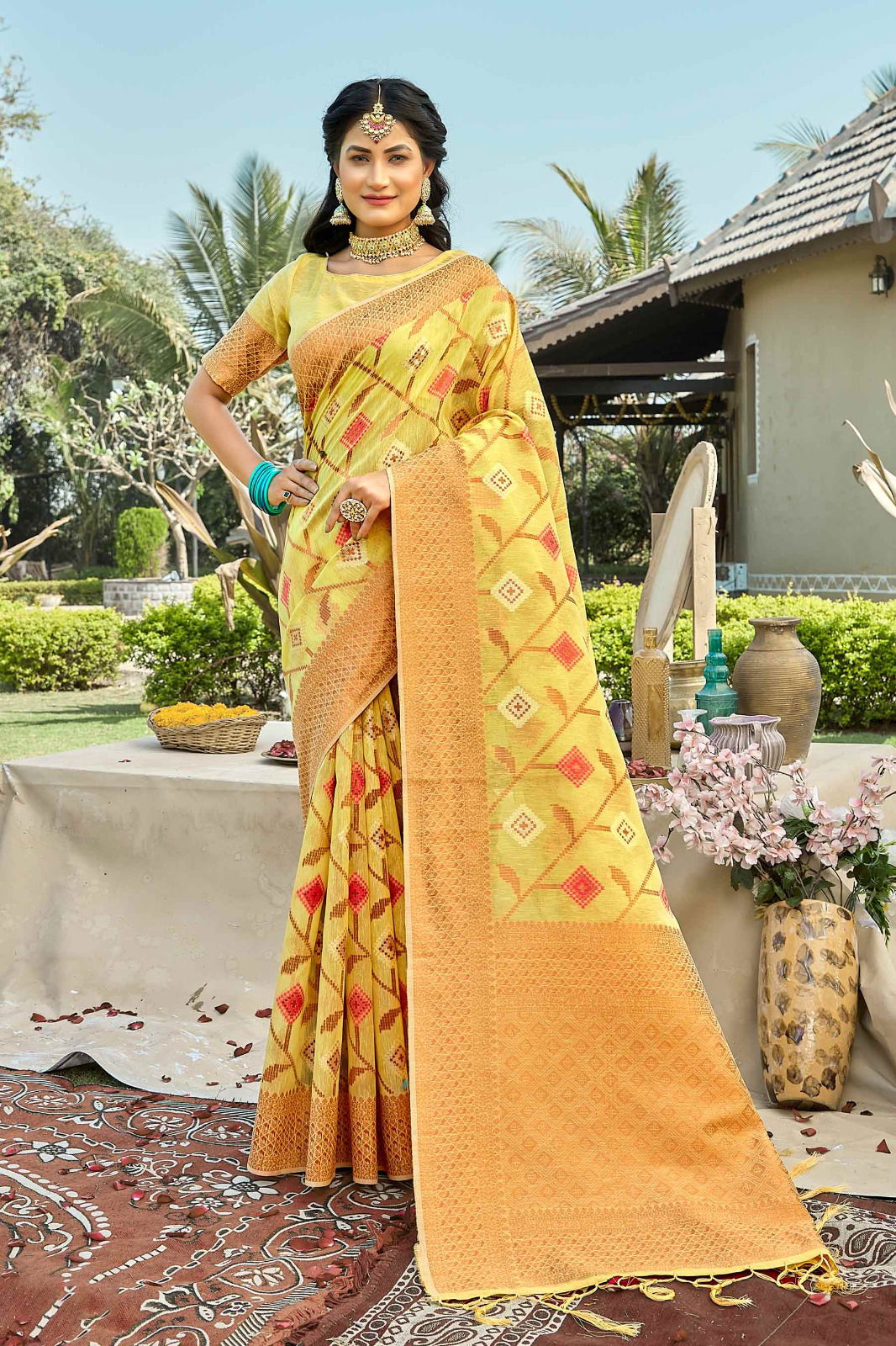 Roop Milan By Bunawat 1001-1006 Designer Sarees Catalog